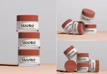 Free Premium Cosmetic Jars Mockup PSD Set