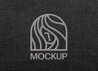 Free Embroidered Logo Mockup PSD