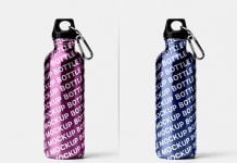 Free Sports Bottle Mockup PSD
