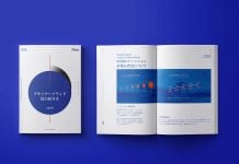 Free Title & Open Magazine Mockup PSD