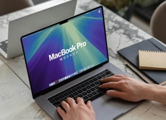 Free Ultra Realistic MacBook Pro Mockup | Hands on Keyboard