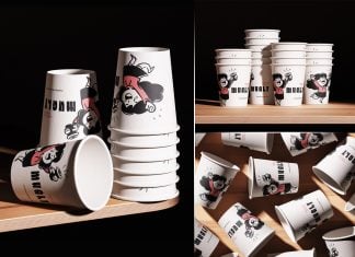3 Free Disposable Paper Cup Mockup PSD
