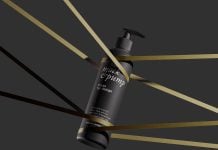 Free Aesthetic Lotion & Skincare Pump Bottle Mockup PSD Set