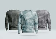 Free Sweatshirt Animated Mockup (Photoshop 3D)