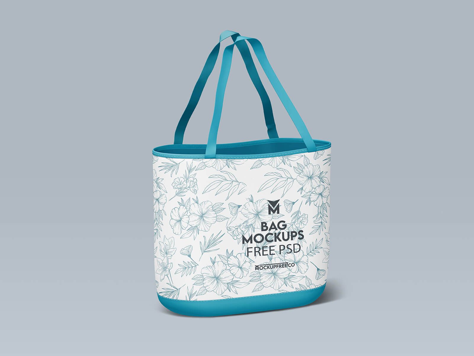 Free Eco Tote Shopping Bag Mockup PSD