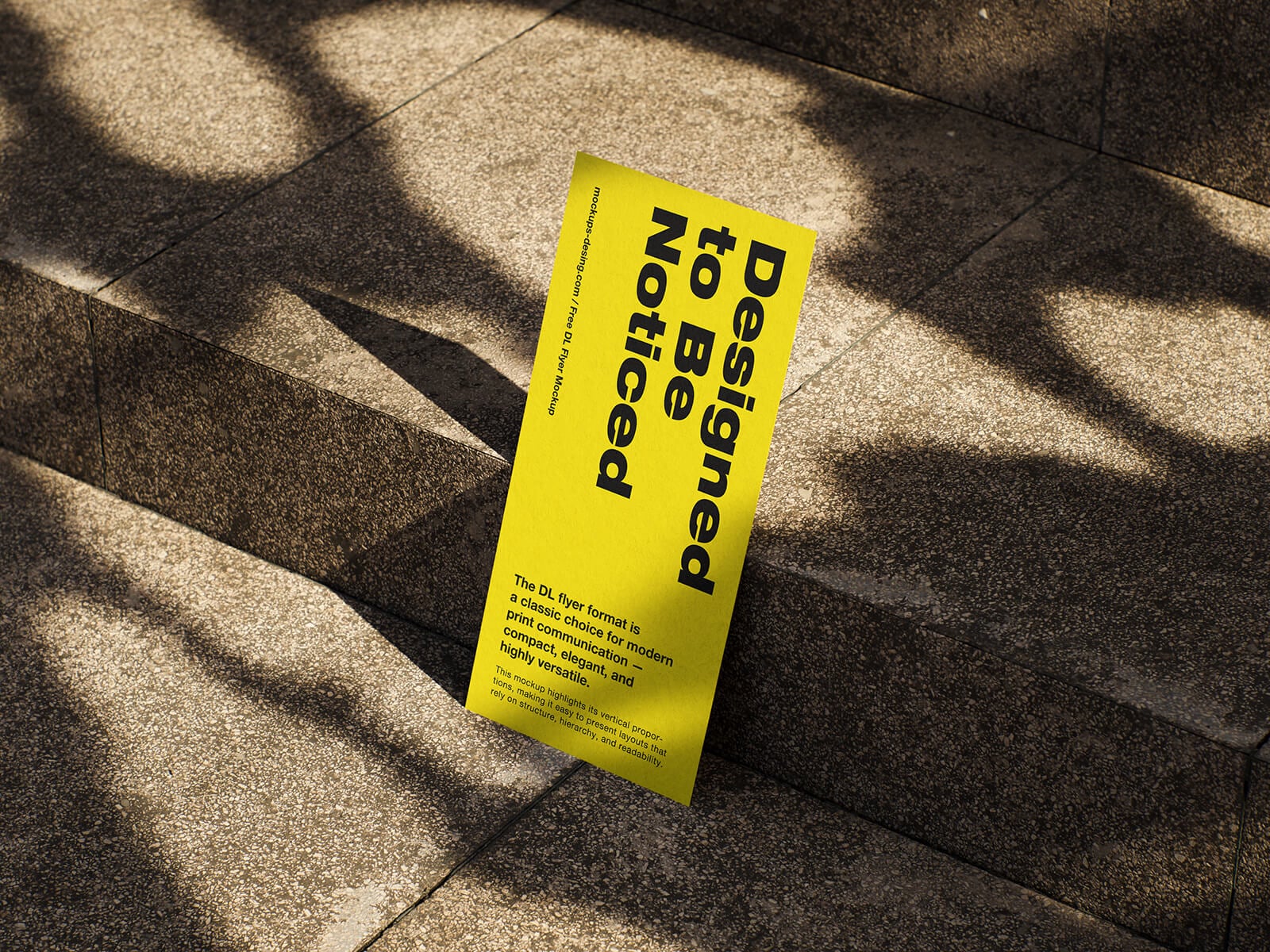Free Premium DL Flyer Mockup PSD