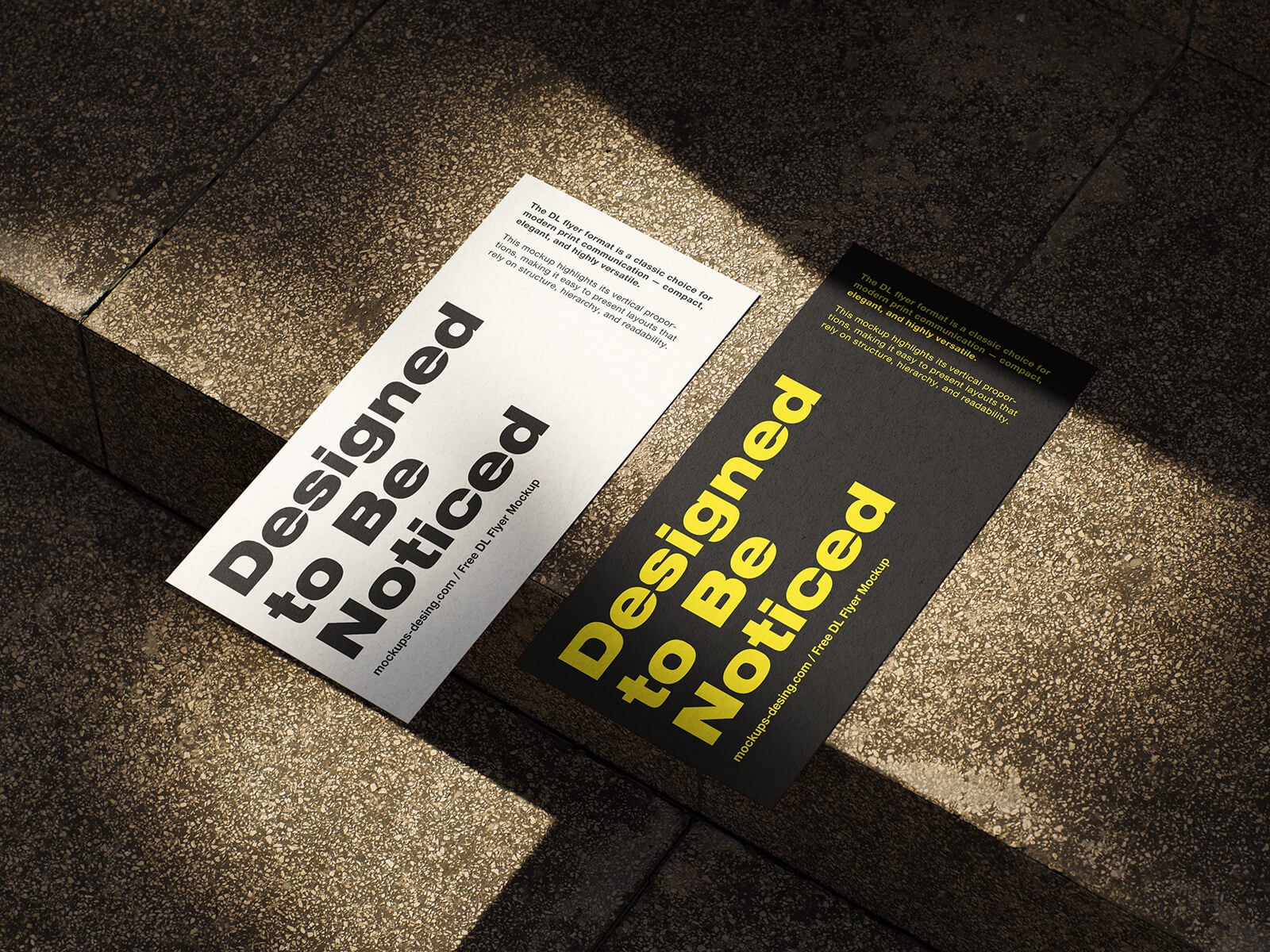 Free Premium DL Flyer Mockup PSD