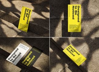 Free Premium DL Flyer Mockup PSD