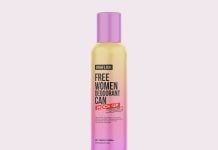 Free Antiperspirant Aerosol Spray Bottle Mockup PSD