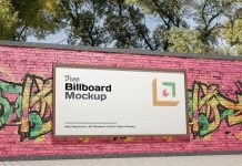 Free-Graffiti-Wall-Mounted-Billboard-Mockup-PSD