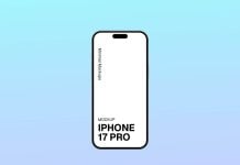 Free HQ Minimal iPhone 17 Pro Max Mockup PSD