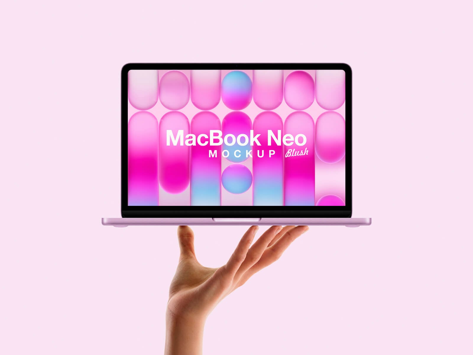 Free-Hand-Held-MacBook-Neo-Blush-Mockup-PSD