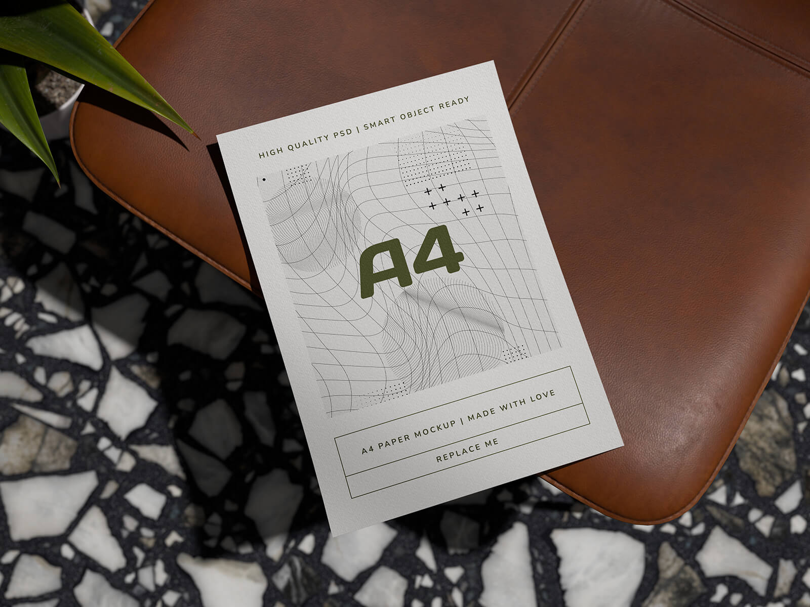 Free-Premium-Textured-Paper-A4-Flyer-Poster-Mockup-PSD