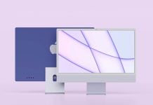 Free Retina iMac Mockup PSD