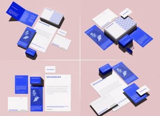 Free Complete Corporate Branding Stationery Mockup PSD