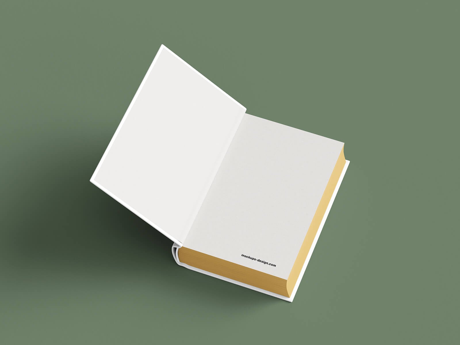Free Thick Hardcover Book Mockup PSD