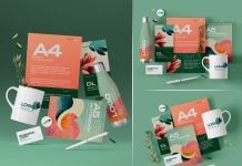3 Free Premium Branding Stationery Mockup PSD Files