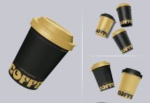 3 Free Minimal Coffee Cup Branding Mockup PSD Set 3 Free Minimal Coffee Cup Branding Mockup PSD Set