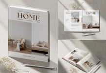 3 Free Premium Hardcover Book Mockup PSD Files