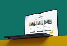 Free Low Angle MacBook Pro 2026 Mockup PSD