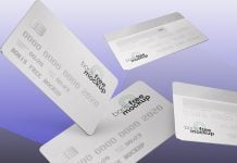 Free Ultra High Resolution Floating Credit Cards Mockup PSD