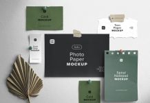 Free Photo Collage Moodboard Mockup PSD