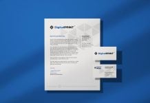 Free US Letterhead & Business Card Mockup PSD