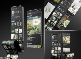 3 Premium Free Instagram Feed Mobile Scroll Mockup PSD Files