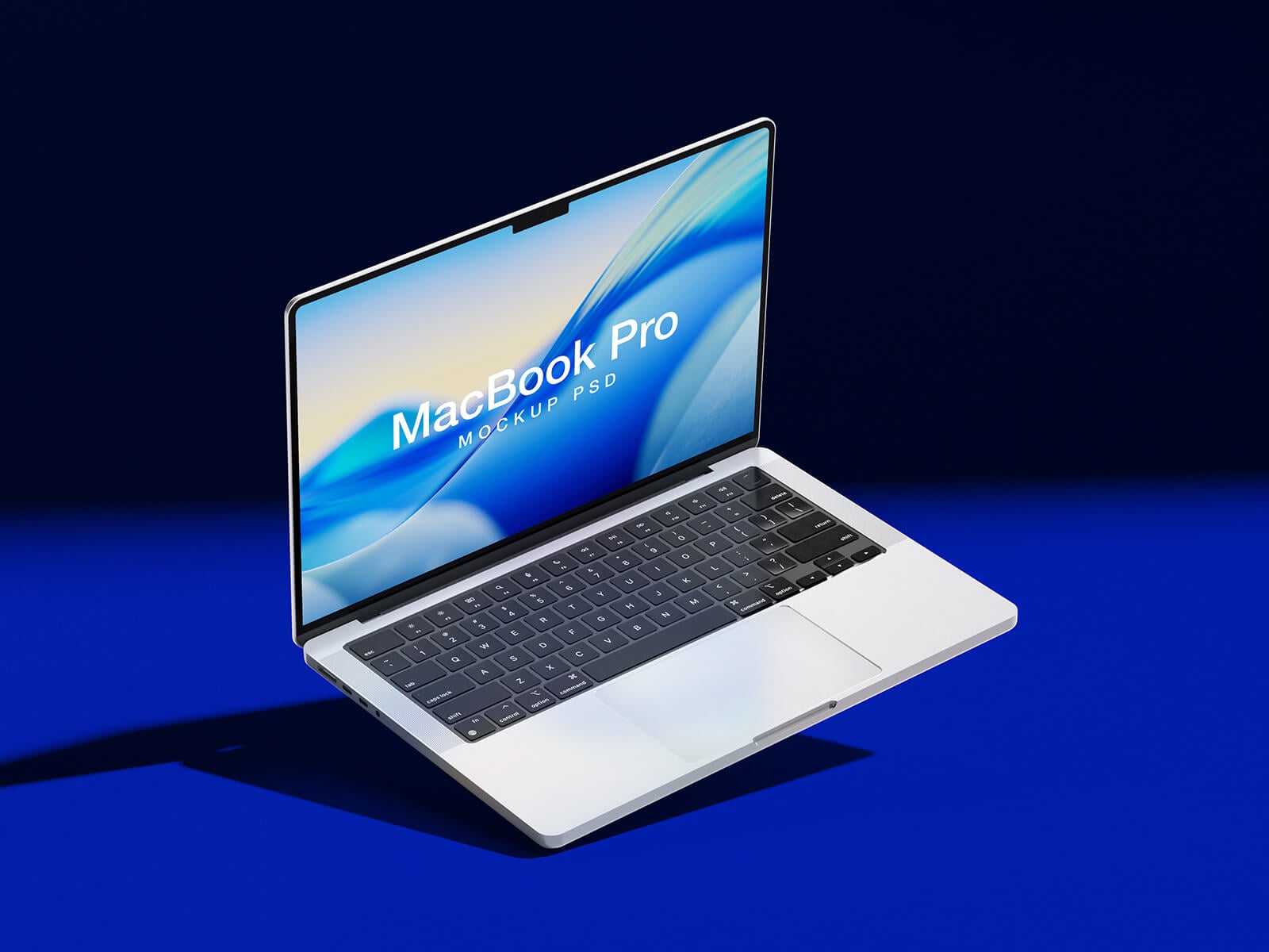4 Free Premium MacBook Pro Mockup PSD Set