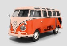 Free Volkswagen Bus Mockup PSD Set
