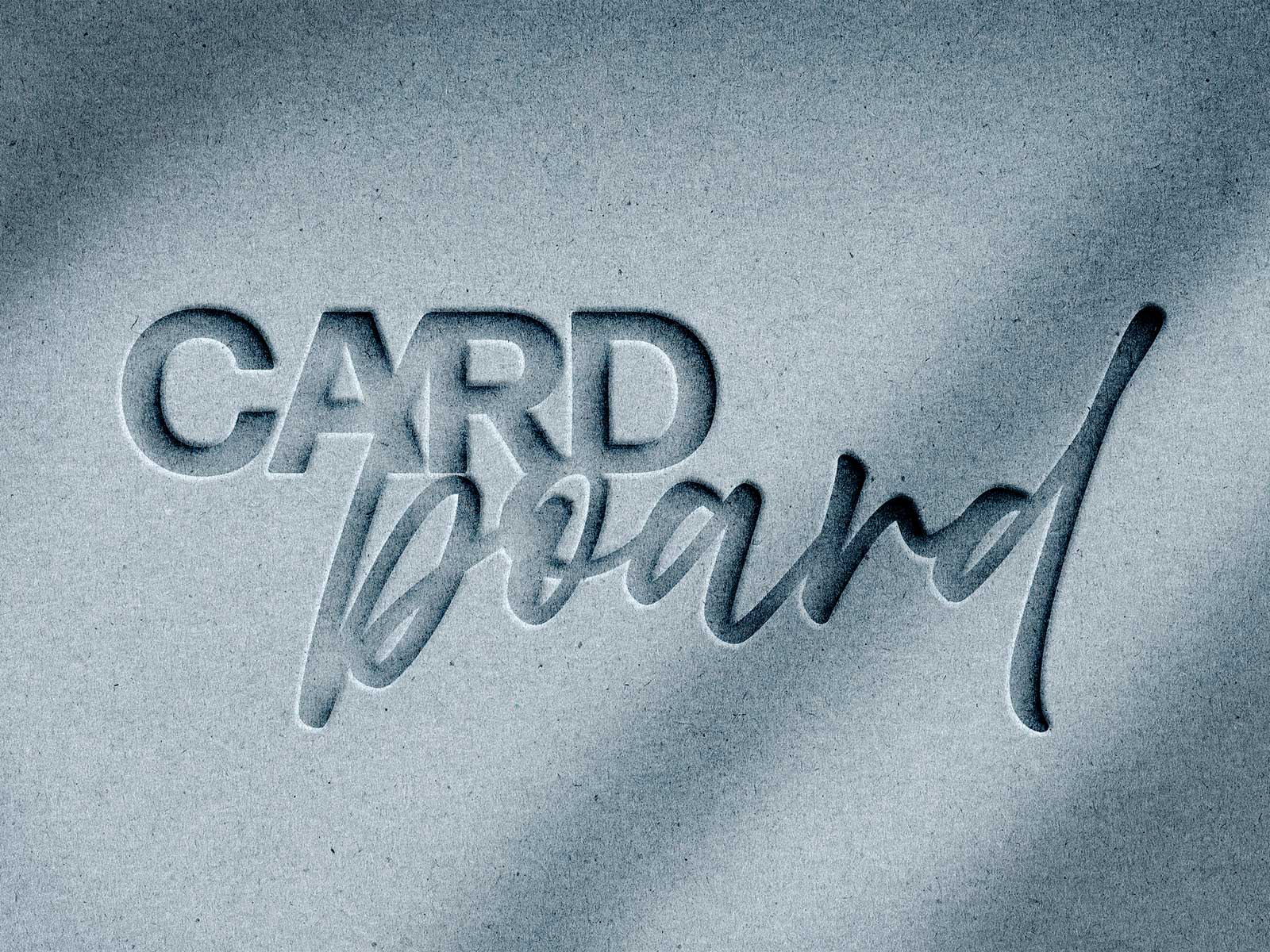 Free Tactile Paper Letterperssed / Debossing Logo Mockup PSD
