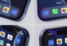 Free Premium iPhone App Icon Logo Mockup PSD
