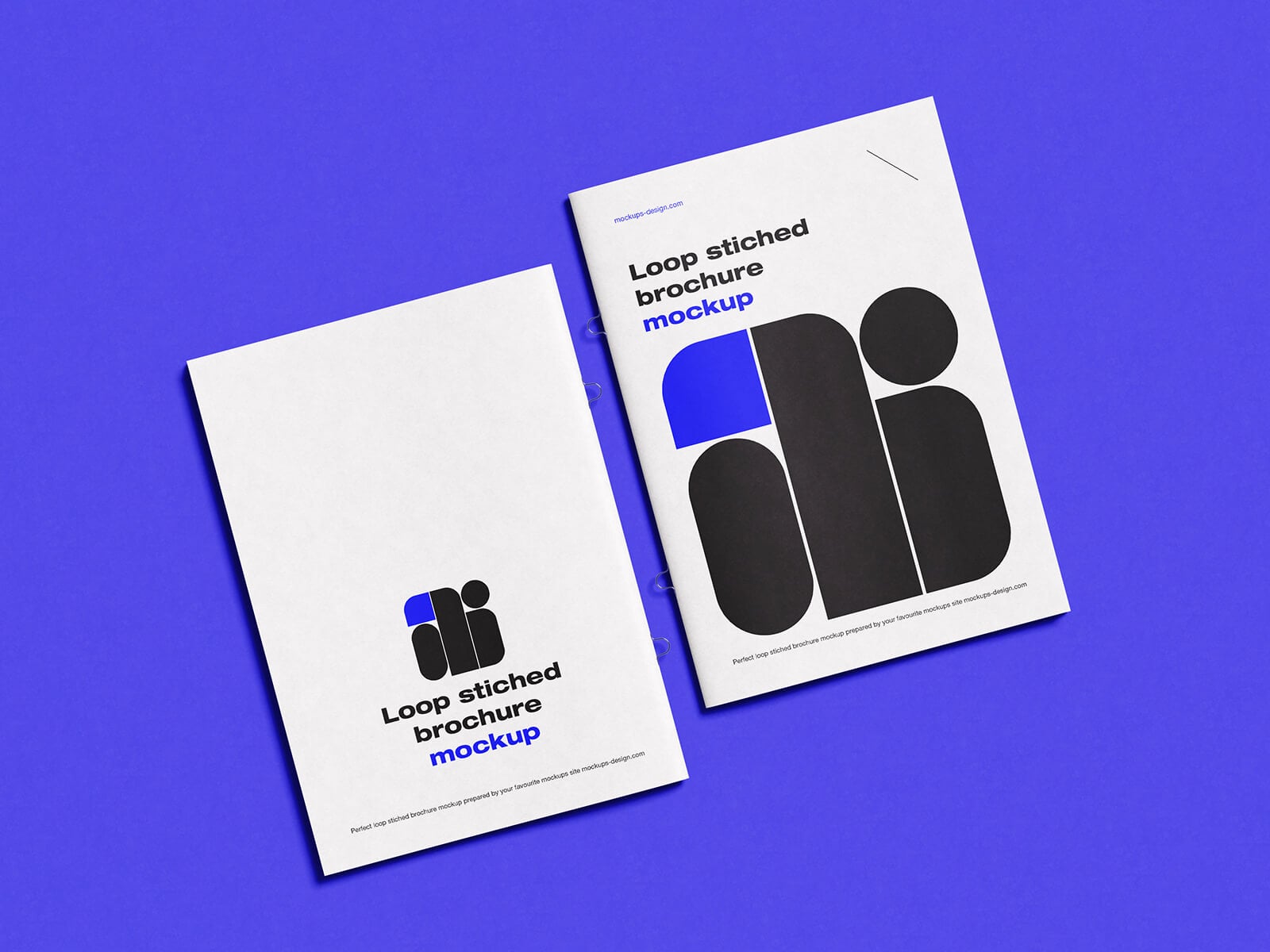 3 Free Looped Stitch Book Mockup PSD Set