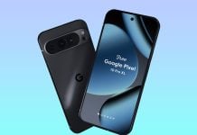 Free Floating Google Pixel 10 Pro XL Mockup PSD