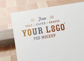 Free-Gold-Silver-&-Bronze-Close-Up-Logo-Mockup-PSD-File