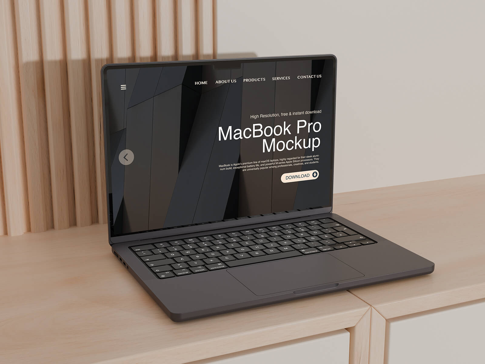 3 Free Premium MacBook Pro Mockup PSD Set