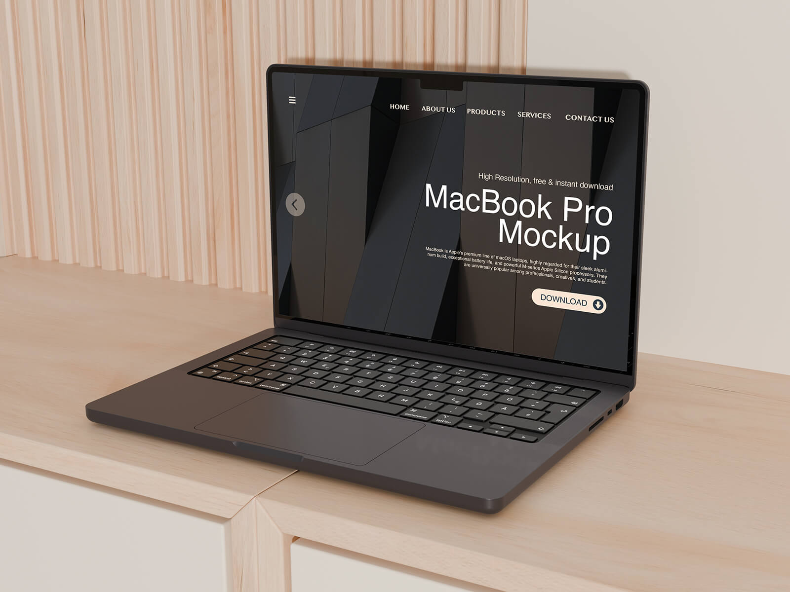 3 Free Premium MacBook Pro Mockup PSD Set
