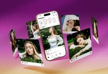 Free iPhone 17 Pro Max 6-Images Instagram Carousel Mockup PSD