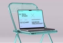 Free Ultra High Resolution MacBook Pro Mockup PSD
