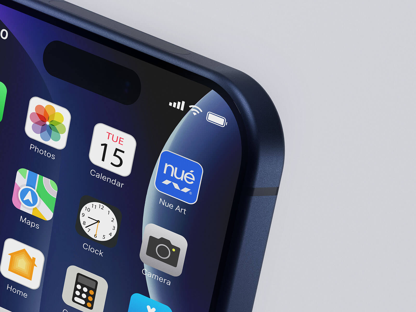 Free Premium iPhone App Icon Logo Mockup PSD