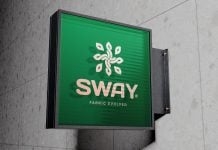 Free Frosted Glass Shop Sign Mockup PSD