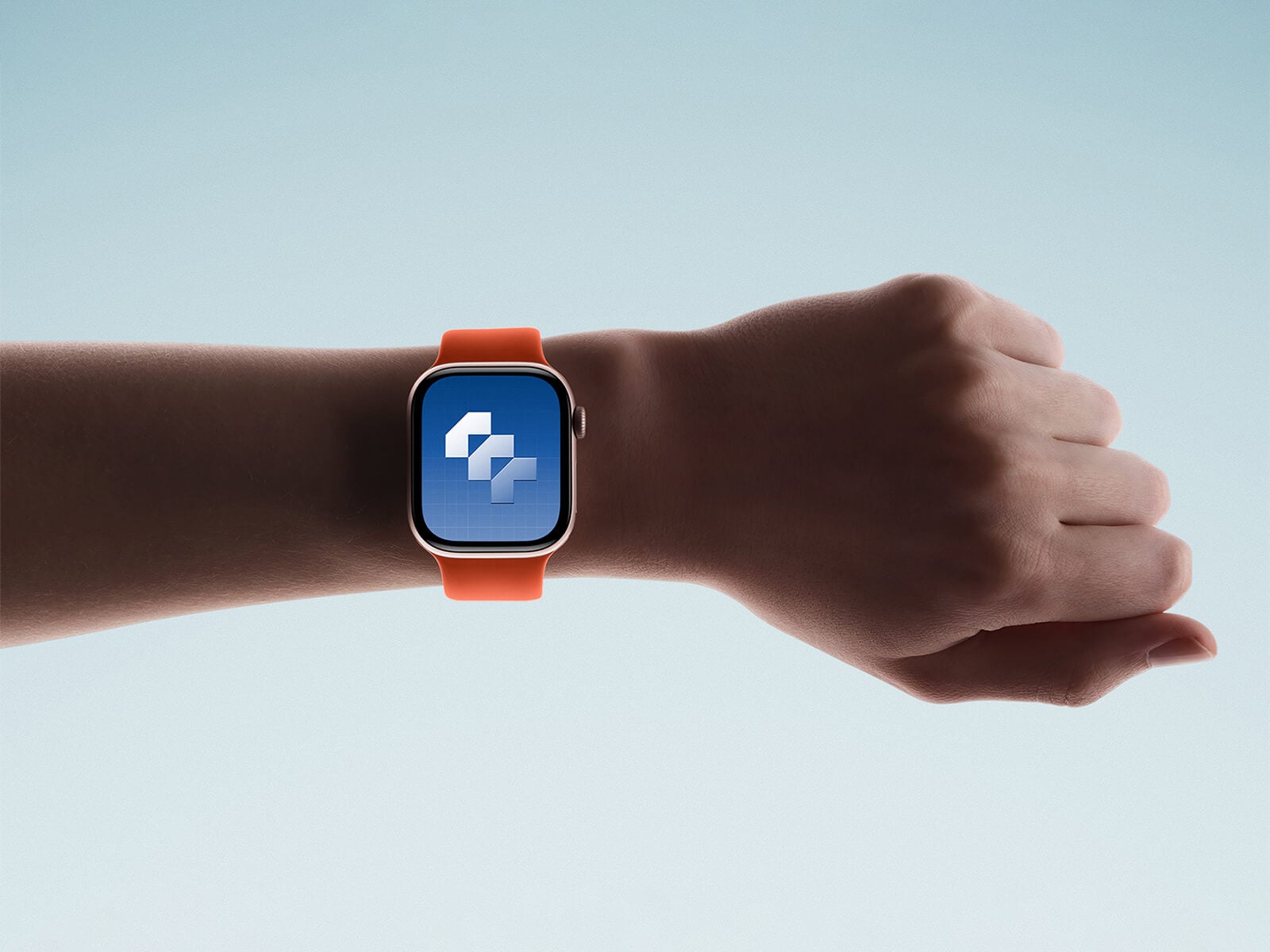 Free Apple Watch Series 11 in Hand Mockup PSD & FIG