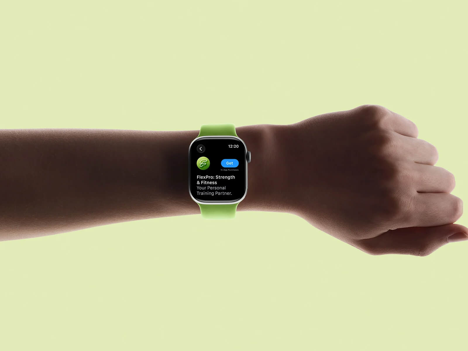 Free Apple Watch Series 11 in Hand Mockup PSD & FIG