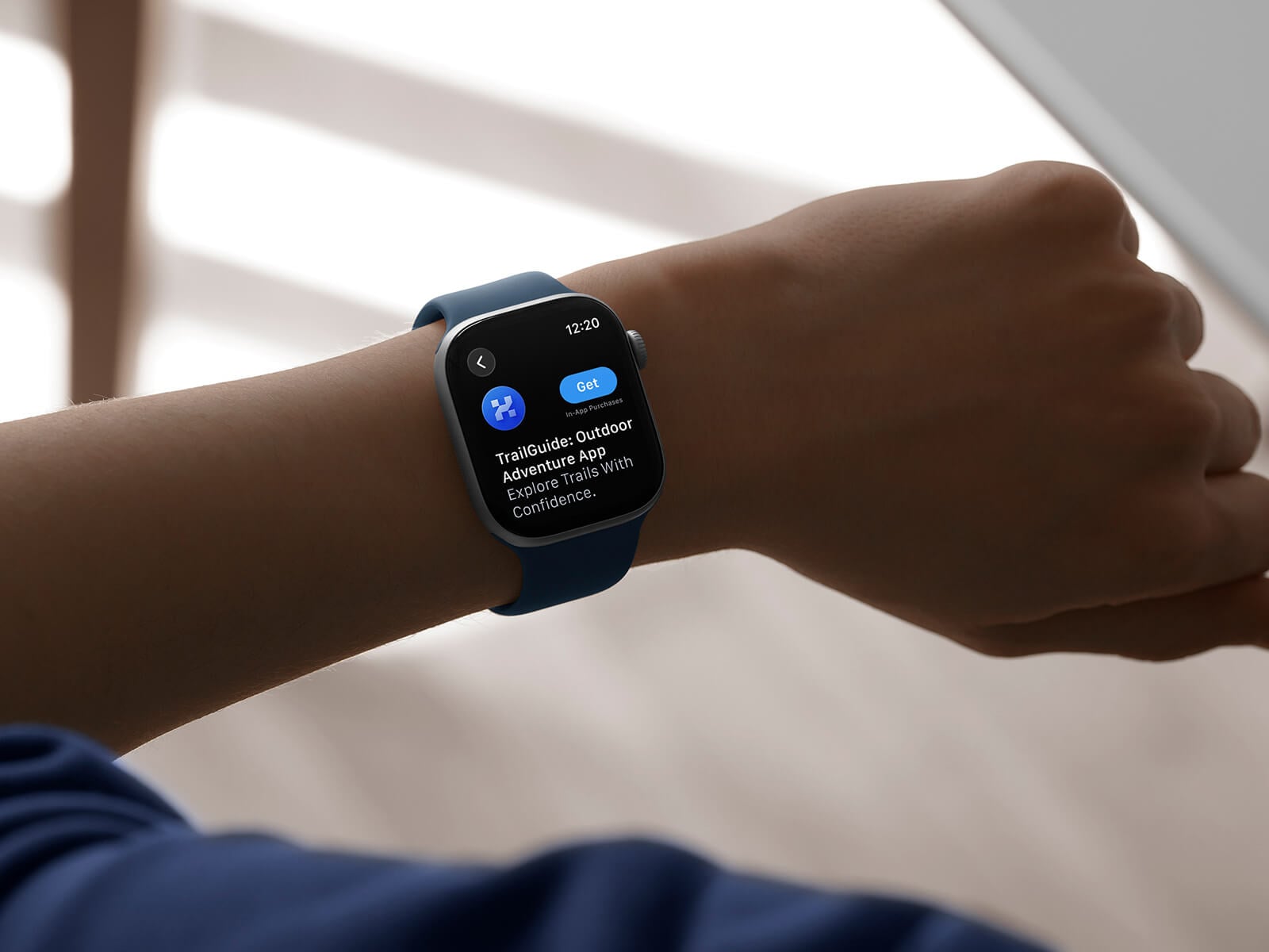 Free Apple Watch Series 11 in Hand Mockup PSD & FIG