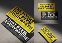3 Free DL Horizontal Flyer Mockup PSD