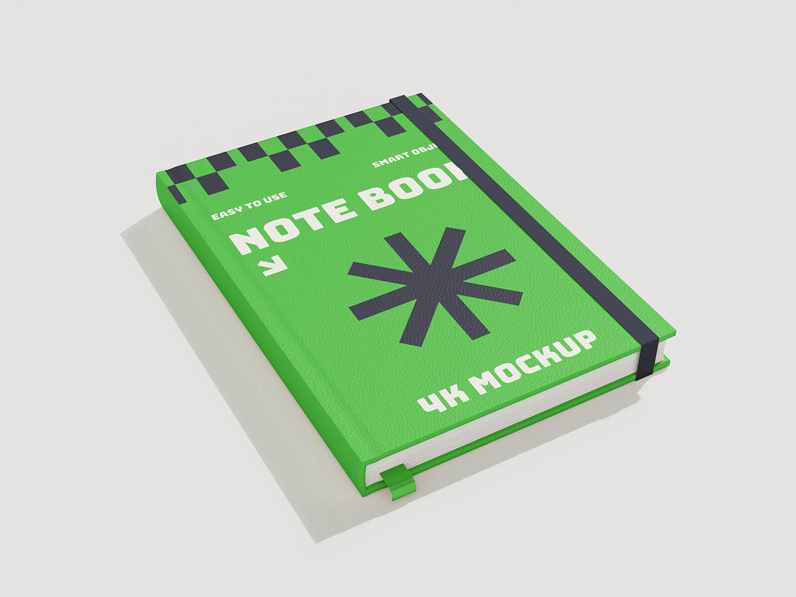 4 Free Hardcover School Notebook Mockup PSD