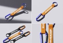 5 Free Carabiner Keychain Mockup PSD Files 5 Free Carabiner Keychain Mockup PSD