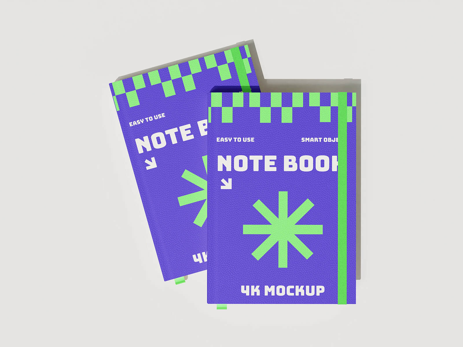 4 Free Hardcover School Notebook Mockup PSD