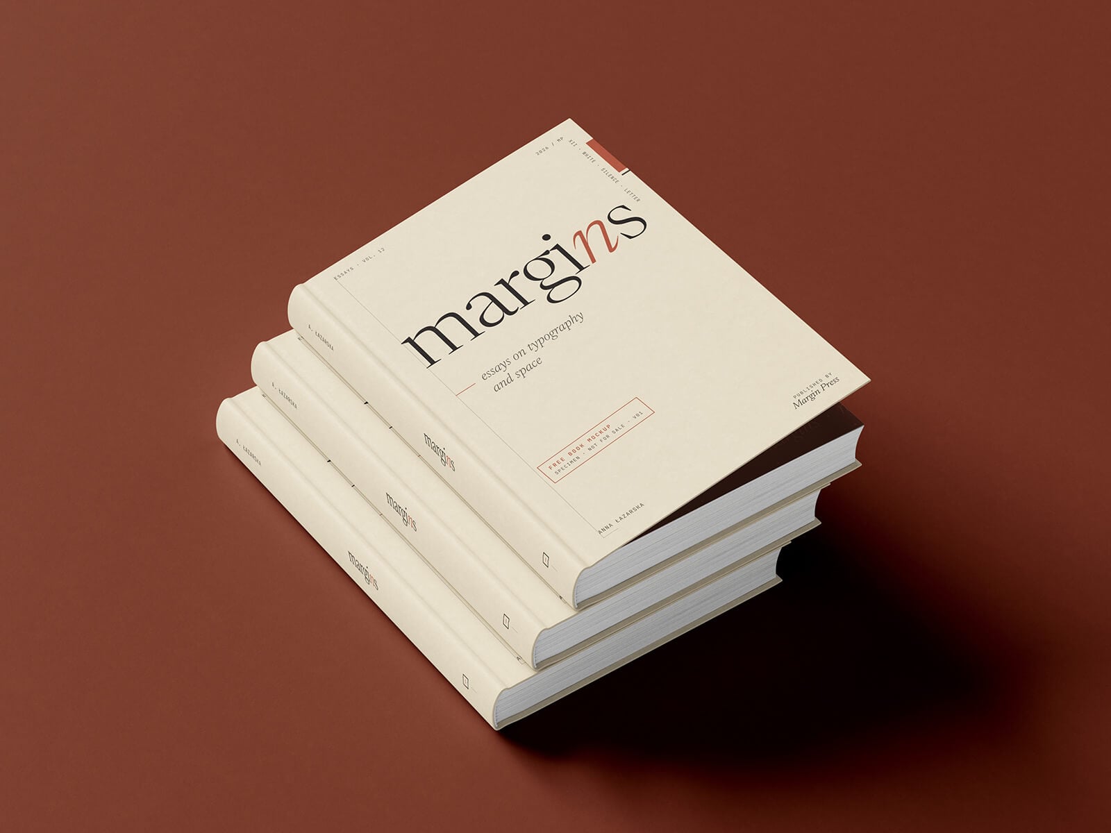 7 Free Hardcover Title & Open Book Mockup PSD Files
