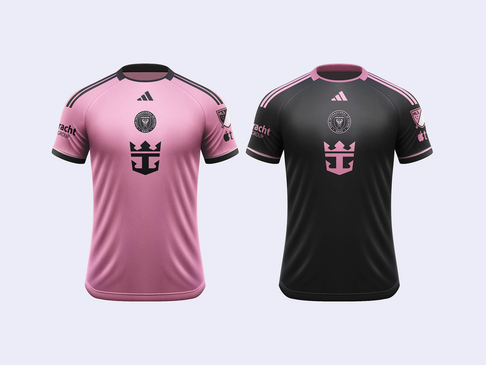 Free HQ Inter Miami Jersey Mockup PSD